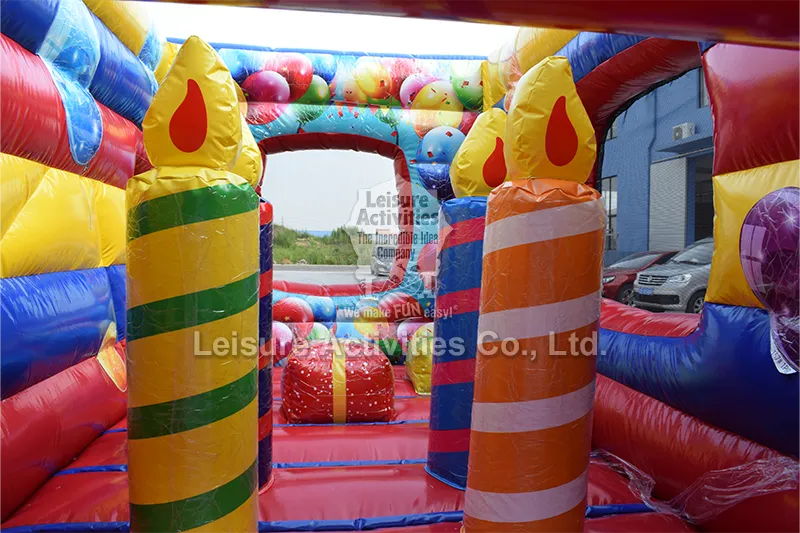 Standard Inflatable Multiplay Bouncy Castles Happy Birthday